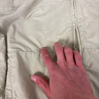 00s Nike Piping Windbreaker Jacket + Joggers Set Brown Small