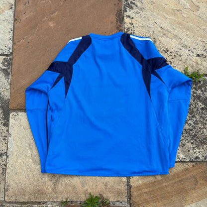 00s Adidas Spain Sweatshirt Blue Medium
