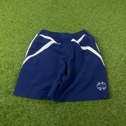 00s Adidas Schalke Football Shorts Blue XL