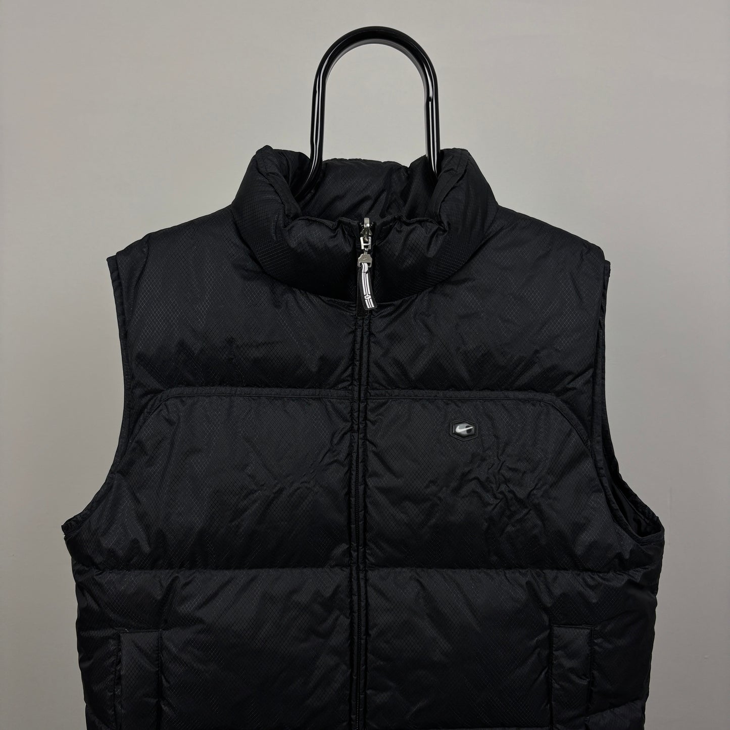 00s Nike Tn Hex Puffer Gilet Jacket Black Large