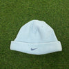90s Nike Fleece Beanie Hat Baby Blue