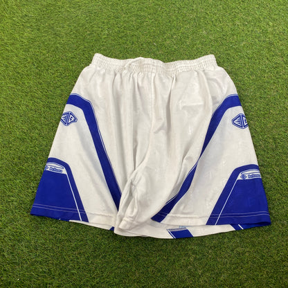 Retro Nylon Football Shorts White XL