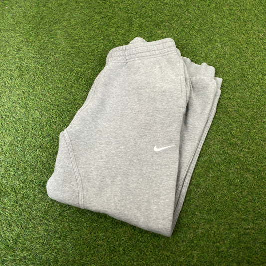 00s Nike Cotton Joggers Grey Large