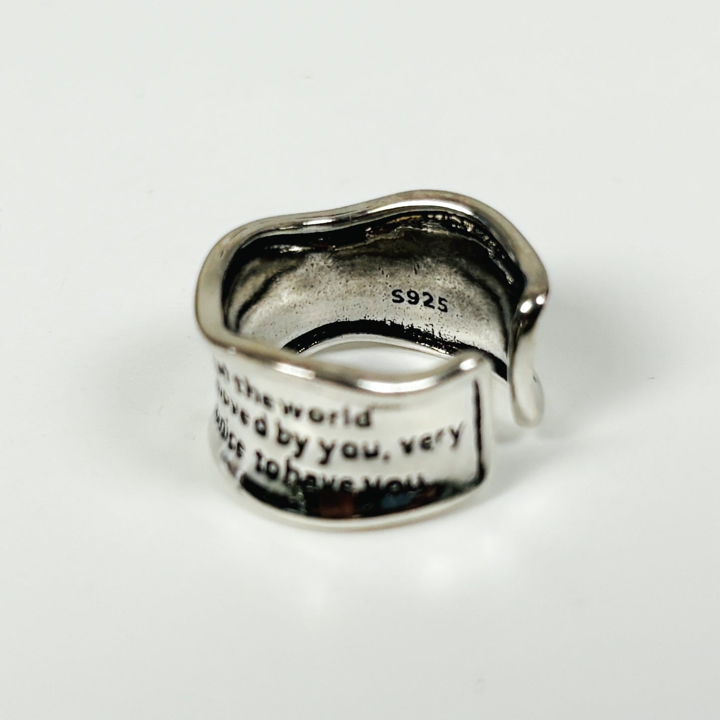 Vintage Storyteller Ring .925 Silver