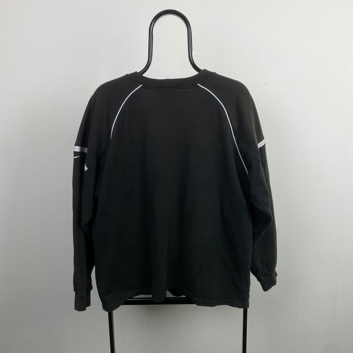 00s Nike Piping Sweatshirt Black Large