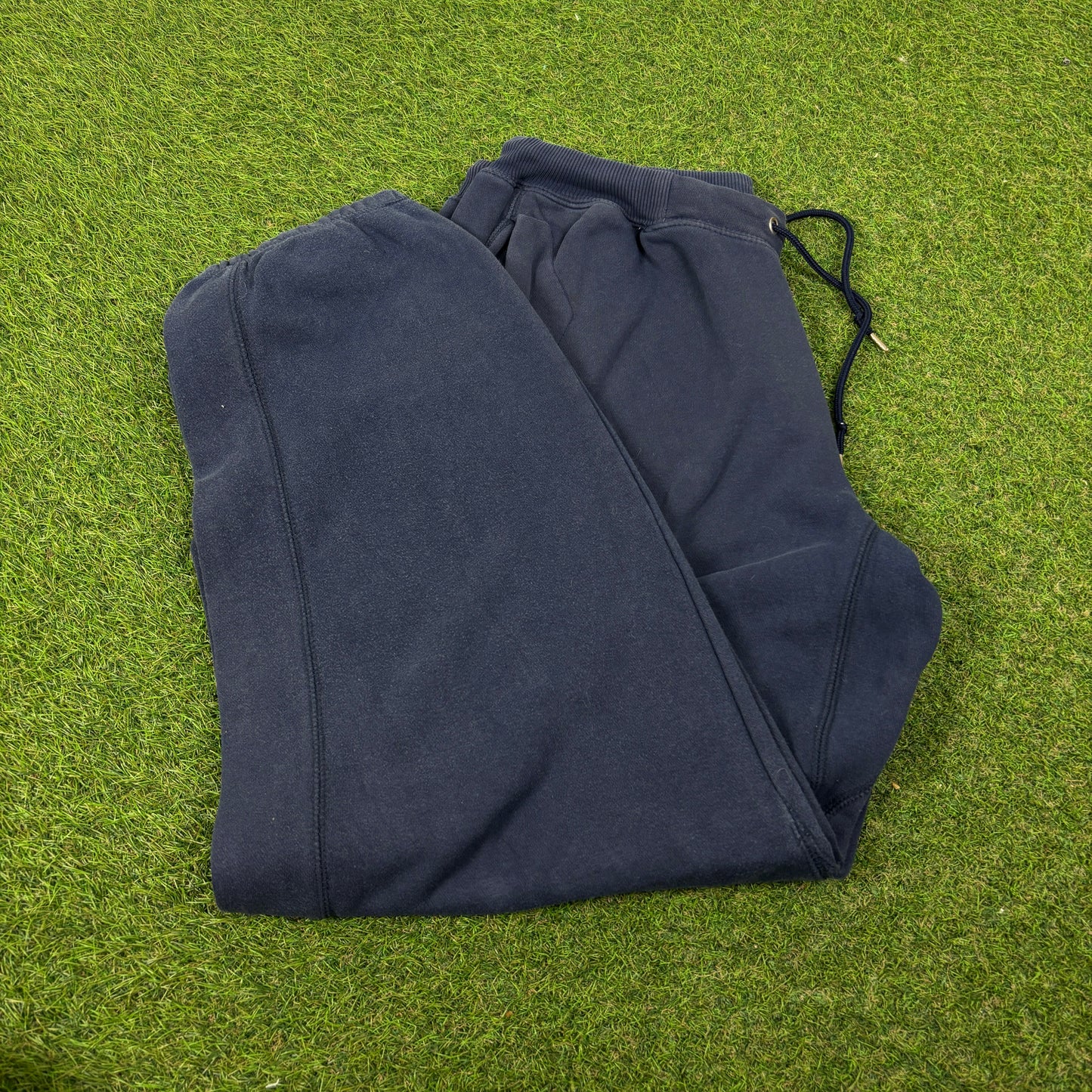 00s Nike Wide Leg Cotton Joggers Blue Large