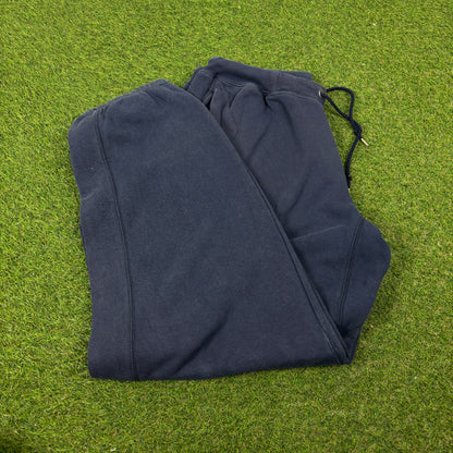 00s Nike Wide Leg Cotton Joggers Blue Large