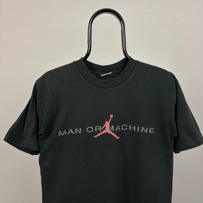 90s Nike Air Jordan T-Shirt Black Small