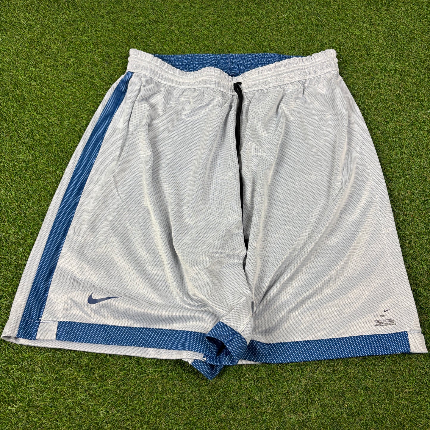 00s Nike Reversible Basketball Shorts Blue XXL