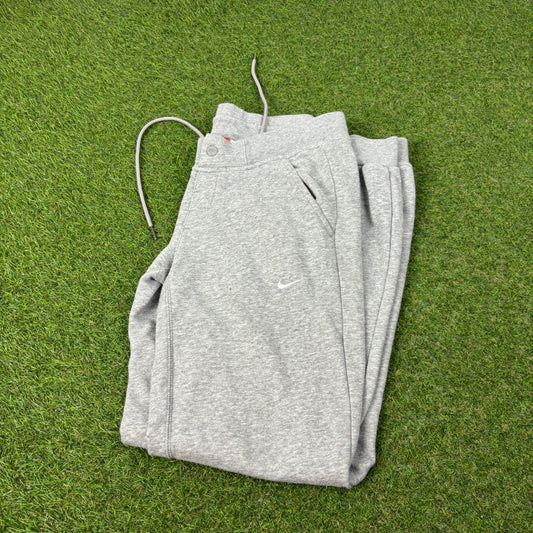 00s Nike Cotton Joggers Grey Small