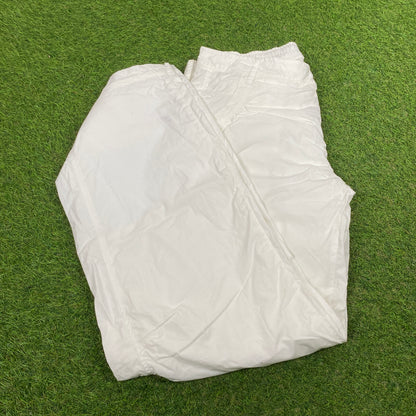 00s Nike Parachute Joggers White Medium