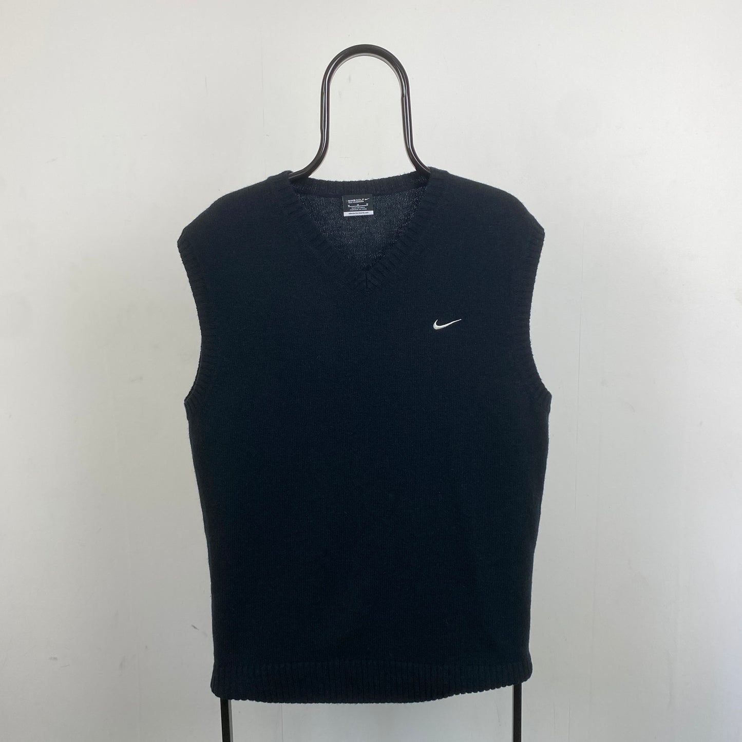 00s Nike Sweater Vest Sweatshirt Black Medium
