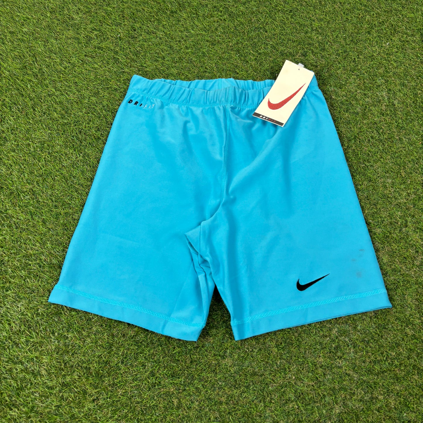 90s Nike Stretchy Shorts Blue XL