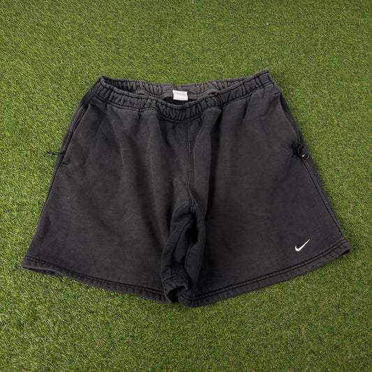 00s Nike Zip Pocket Cotton Shorts Black XL