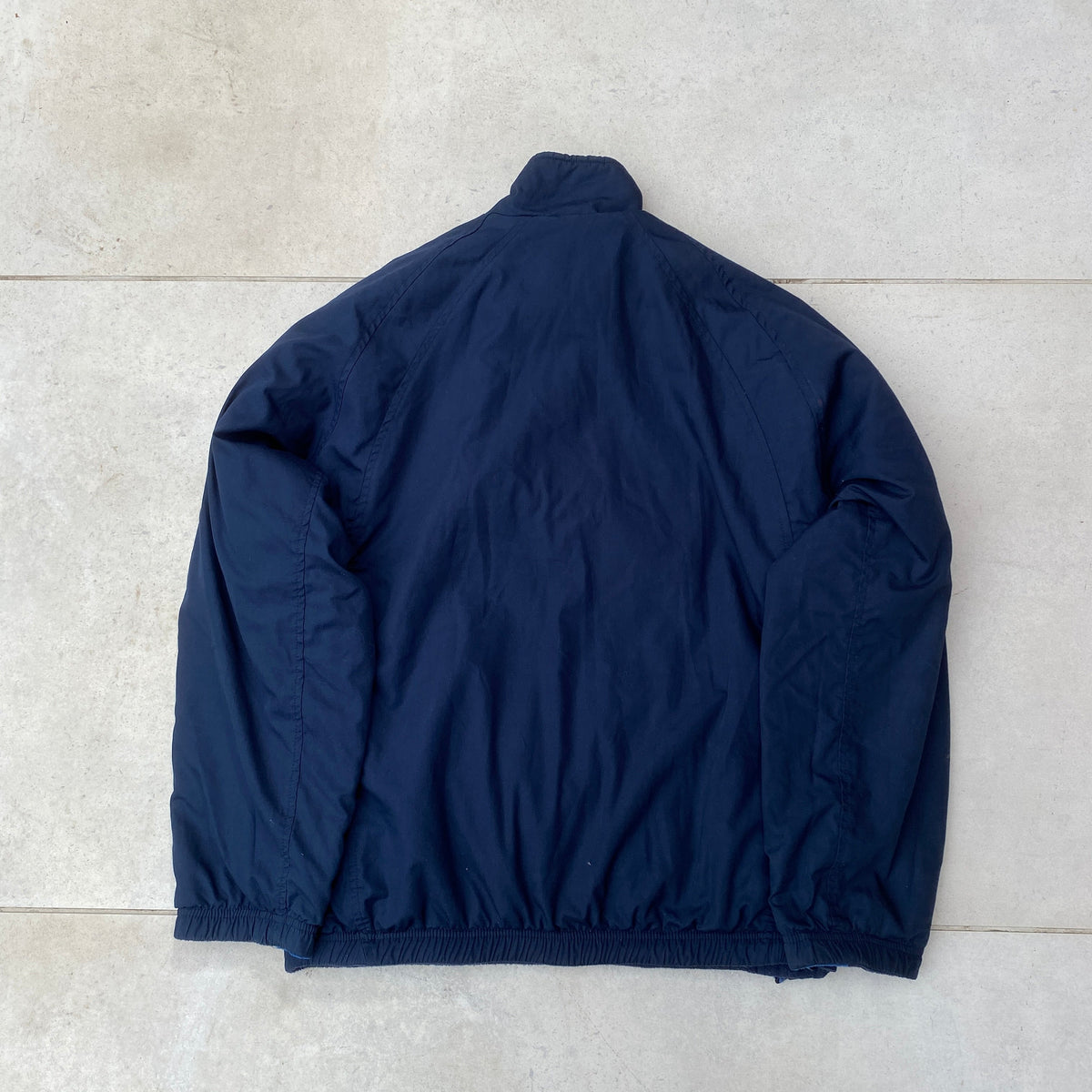 90s Nike Reversible Sidewinder Fleece Coat Jacket Blue Medium