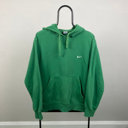00s Nike Heavyweight Hoodie Green Medium