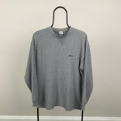 00s Nike Sweatshirt Grey Medium
