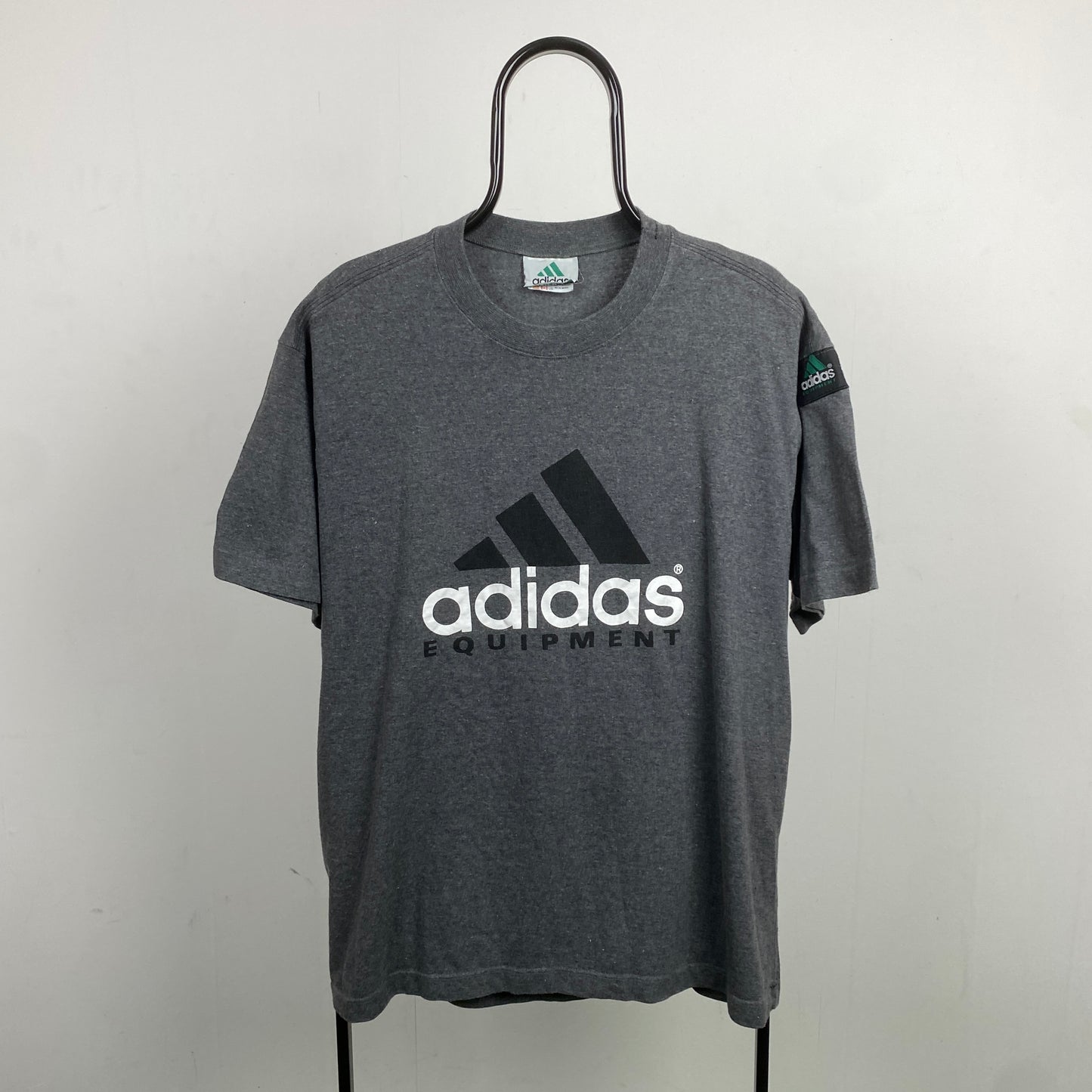 90s Adidas Equipment T-Shirt Grey Large