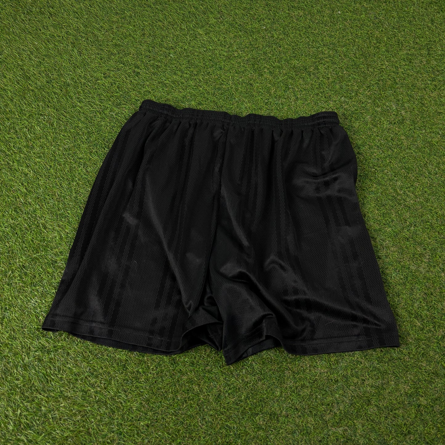 90s Adidas Football Shorts Black Large
