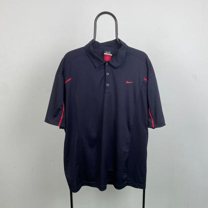 00s Nike Golf Polo Shirt T-Shirt Blue XL