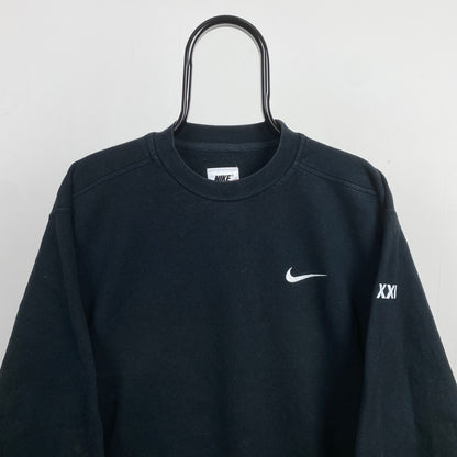 90s Nike Sweatshirt Black Medium