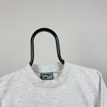 90s Reebok Sweatshirt Grey Small