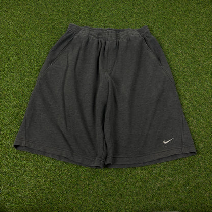 00s Nike Cotton Shorts Grey Medium