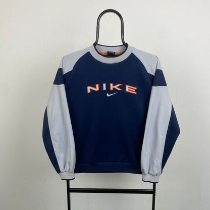 90s Nike Sweatshirt Blue XS