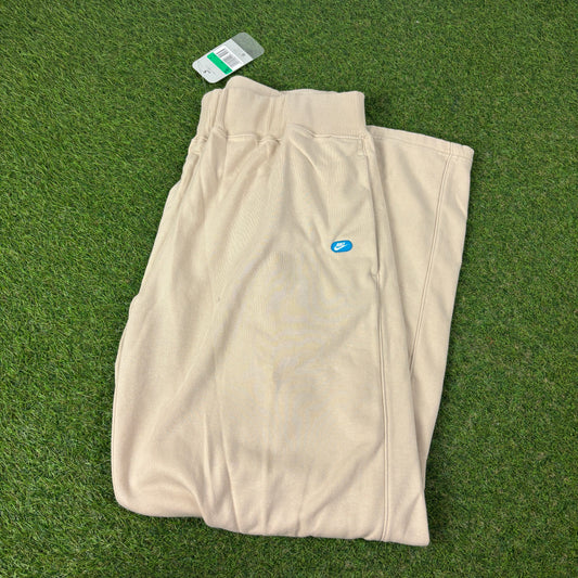 00s Nike Wide Leg Cotton Joggers Brown XL