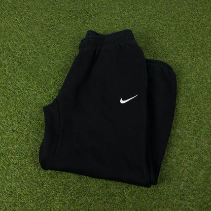 00s Nike Wide Leg Cotton Joggers Black Medium