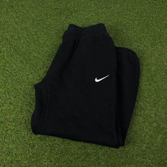00s Nike Wide Leg Cotton Joggers Black Medium