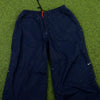 00s Nike Fleece Lined Waterproof Joggers Blue Small