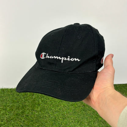 90s Champion Hat Black