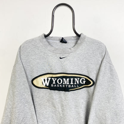 90s Nike Centre Swoosh Sweatshirt Grey XL