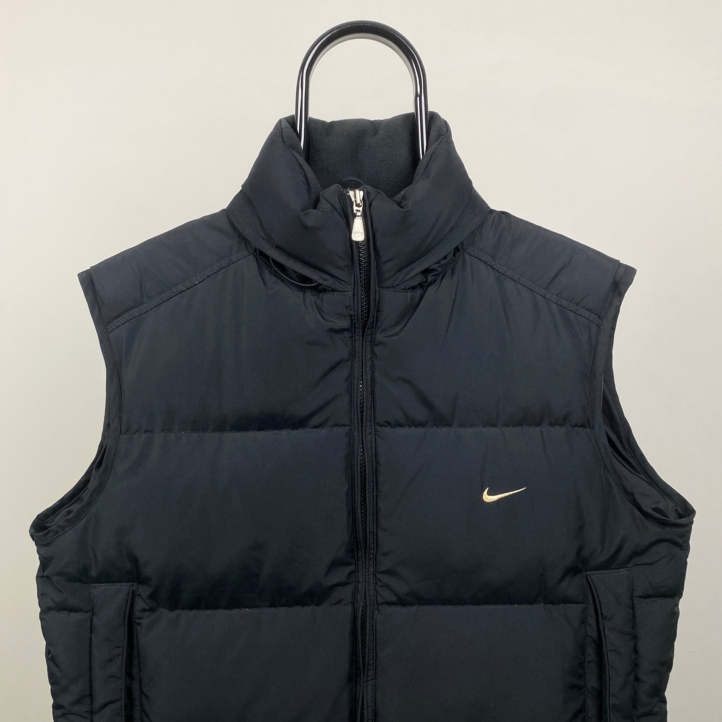 00s Nike Puffer Gilet Jacket Black Medium