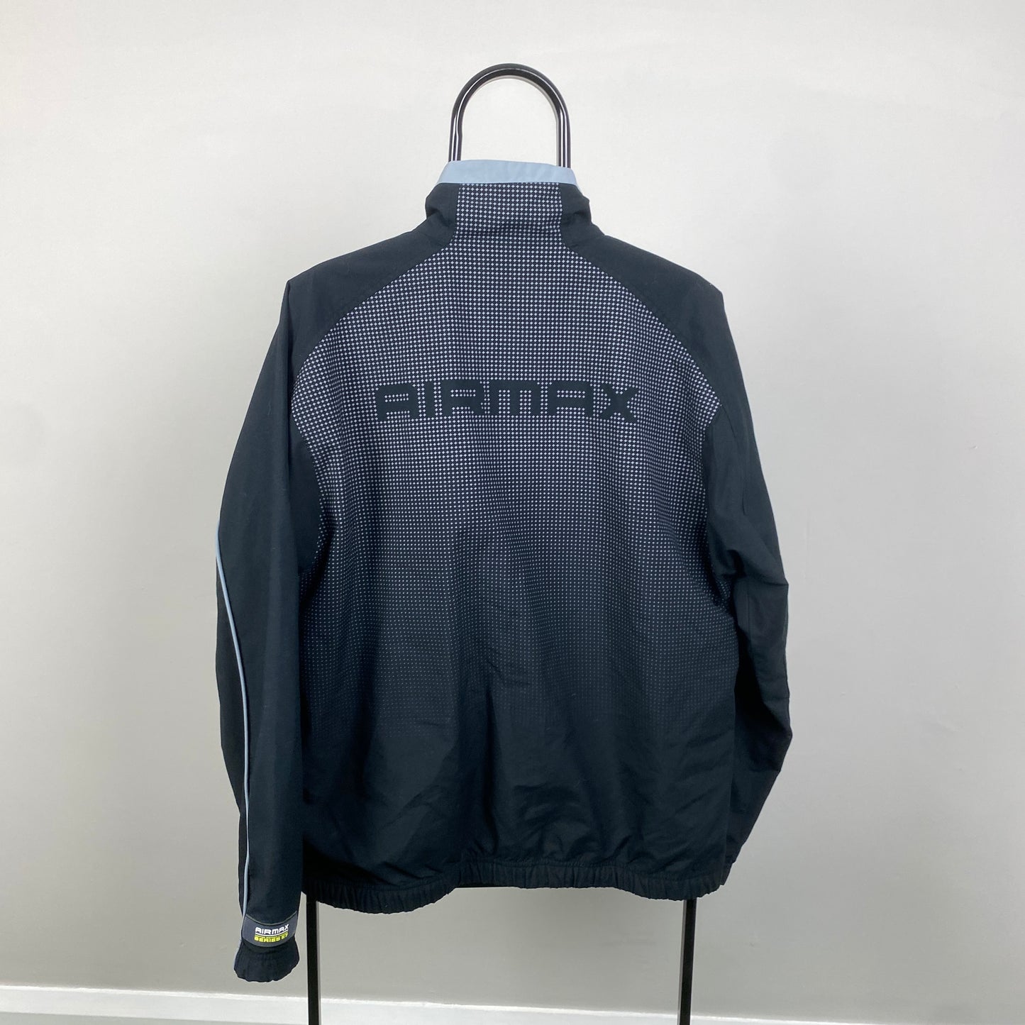 00s Nike Air Max Windbreaker Jacket Black Medium