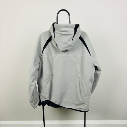 00s Nike Reversible Fleece Coat Jacket Black XL