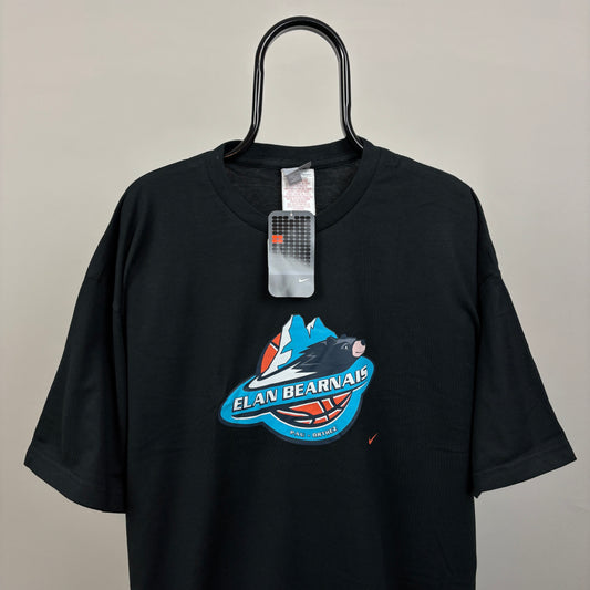 00s Nike Elan Bearnais Basketball T-Shirt Black XXL