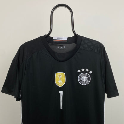 Retro Germany Neuer Football Shirt T-Shirt Black Medium