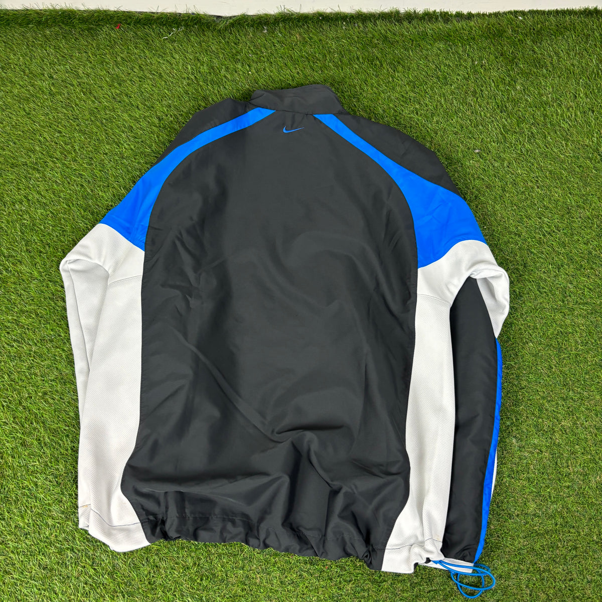 00s Nike Tn Air Windbreaker Jacket + Joggers Set Blue Medium