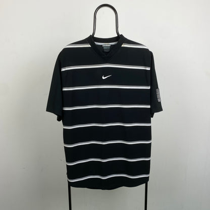 00s Nike Centre Swoosh T-Shirt Black Large