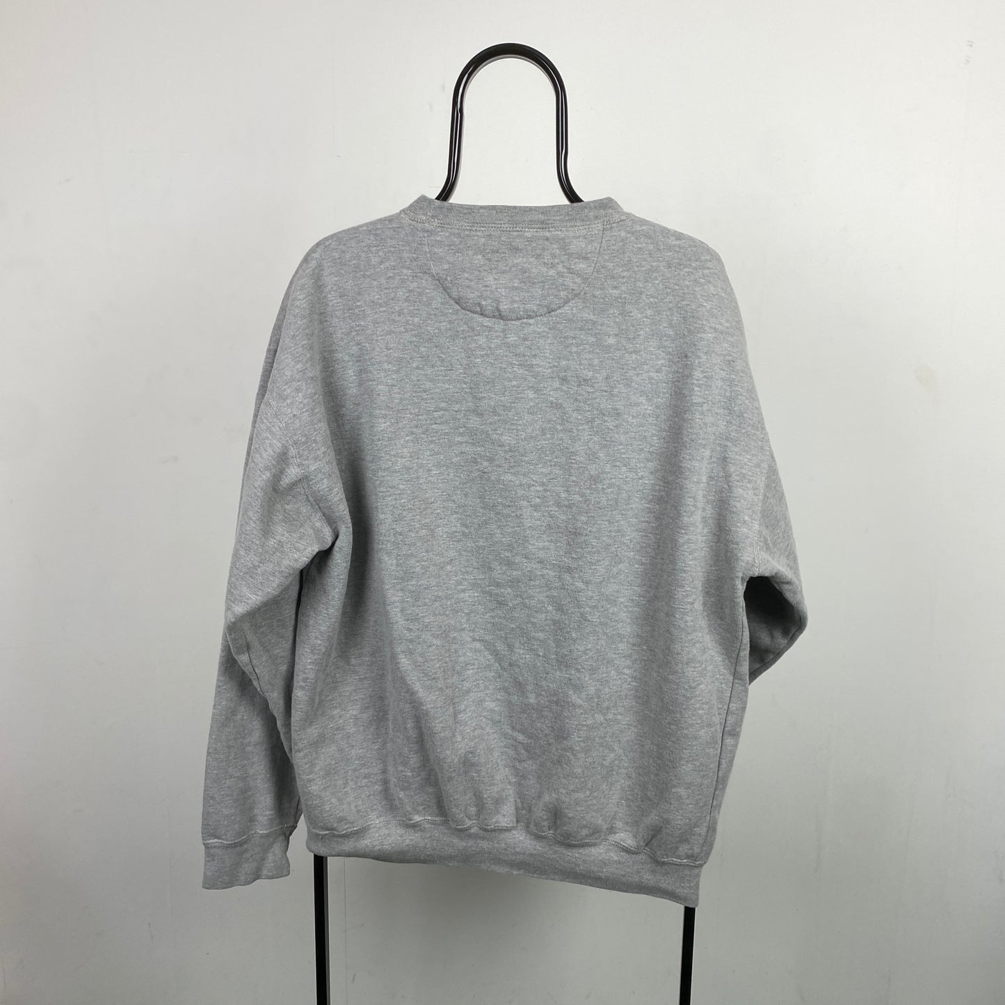 Retro Chaps Ralph Lauren Sweatshirt Grey Large