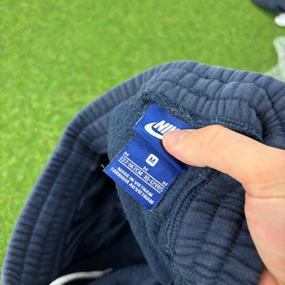 00s Nike Wide Leg Cotton Joggers Blue XS