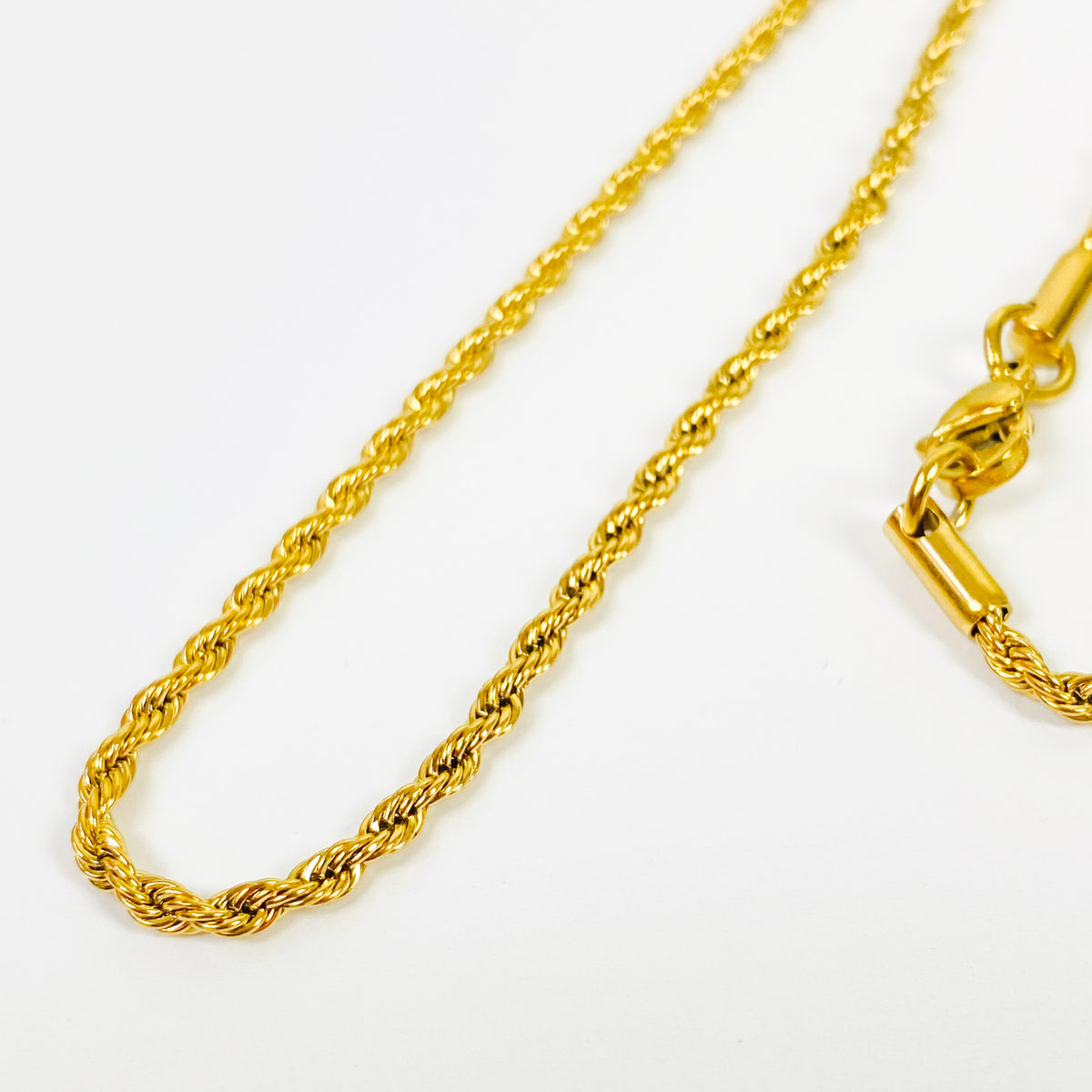 Retro Chain Link Necklace Chain Gold – Clout Closet