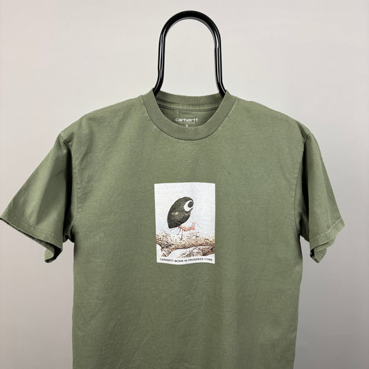 00s Carhartt Antleaf T-Shirt Green Small