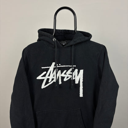 00s Stussy Hoodie Black Small
