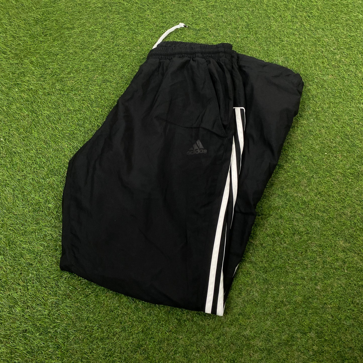 00s Adidas Piping Joggers Black Medium