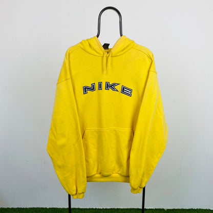 90s Nike Heavyweight Hoodie Yellow XL