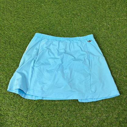 00s Adidas Tennis Skirt Blue Small