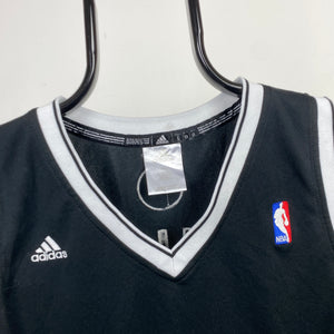 00s Adidas Brooklyn Williams NBA Basketball Jersey Vest T-Shirt Black Large